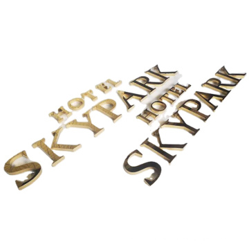 Letra de 3d Decorative Lights Advertising 3D Stainless Steel Letter Custom Letter Wall Light Up Letters Sinage Signboard